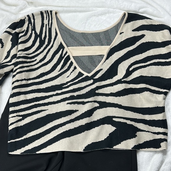 🆕 Anthropologie • Zebra Sweater - Picture 4 of 6